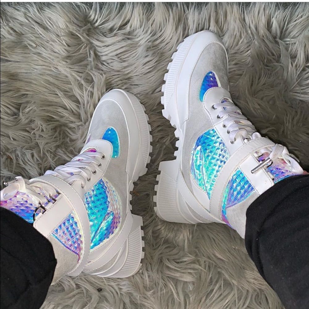 ICEY MERMAID COMBAT BOOTS 🔥